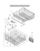 Upper and lower rack parts