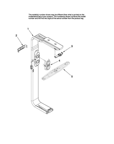 Upper wash and rinse parts