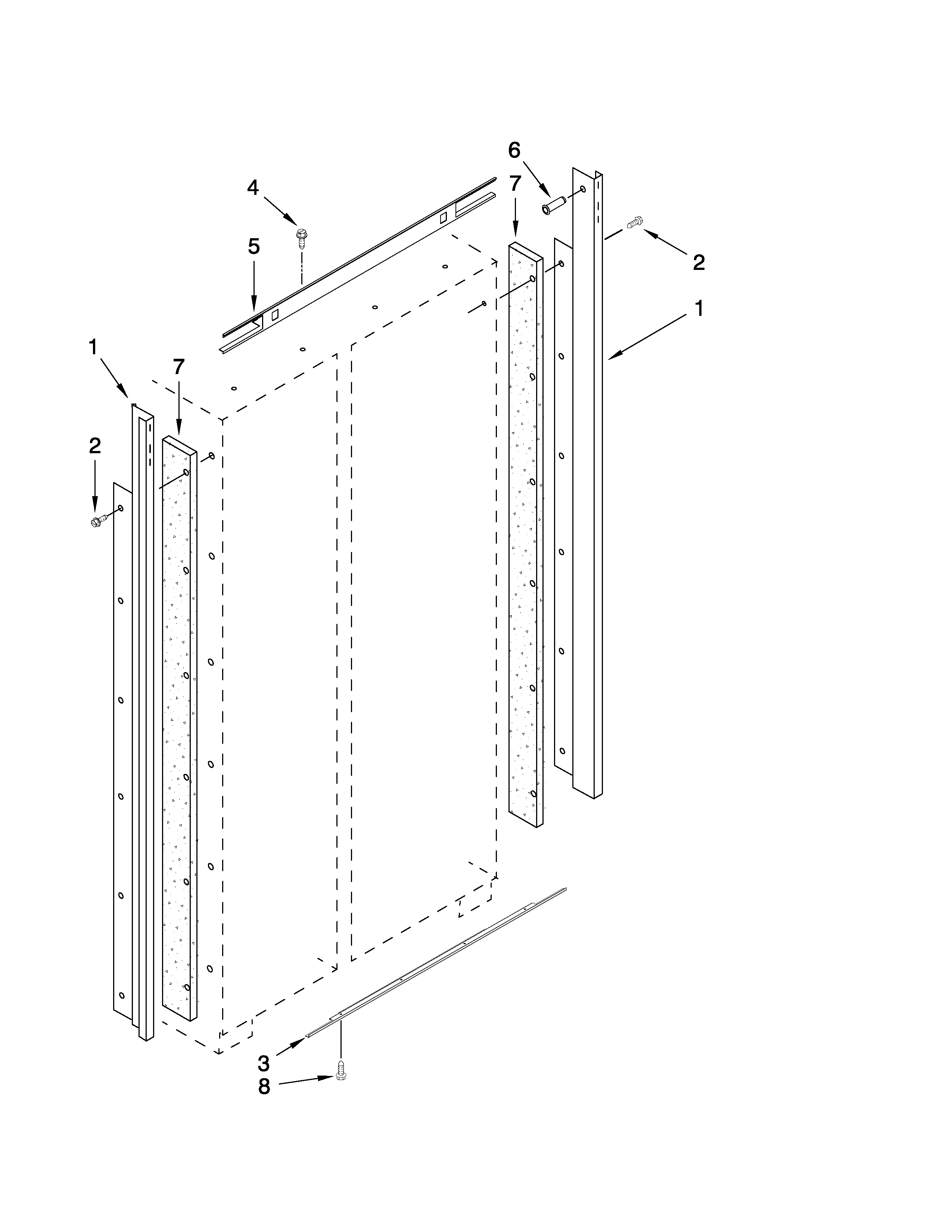 Cabinet trim parts