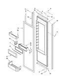 Refrigerator door parts