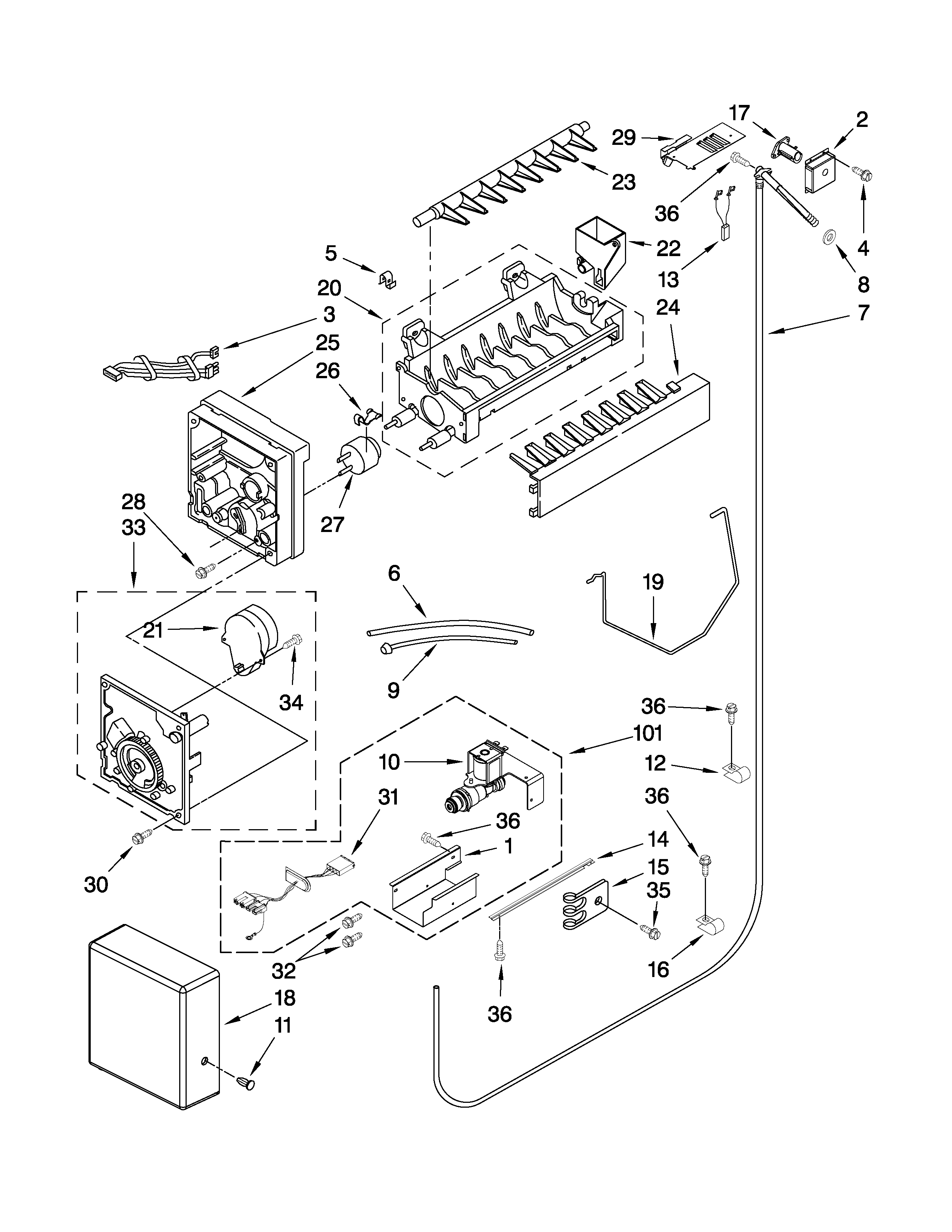Icemaker parts