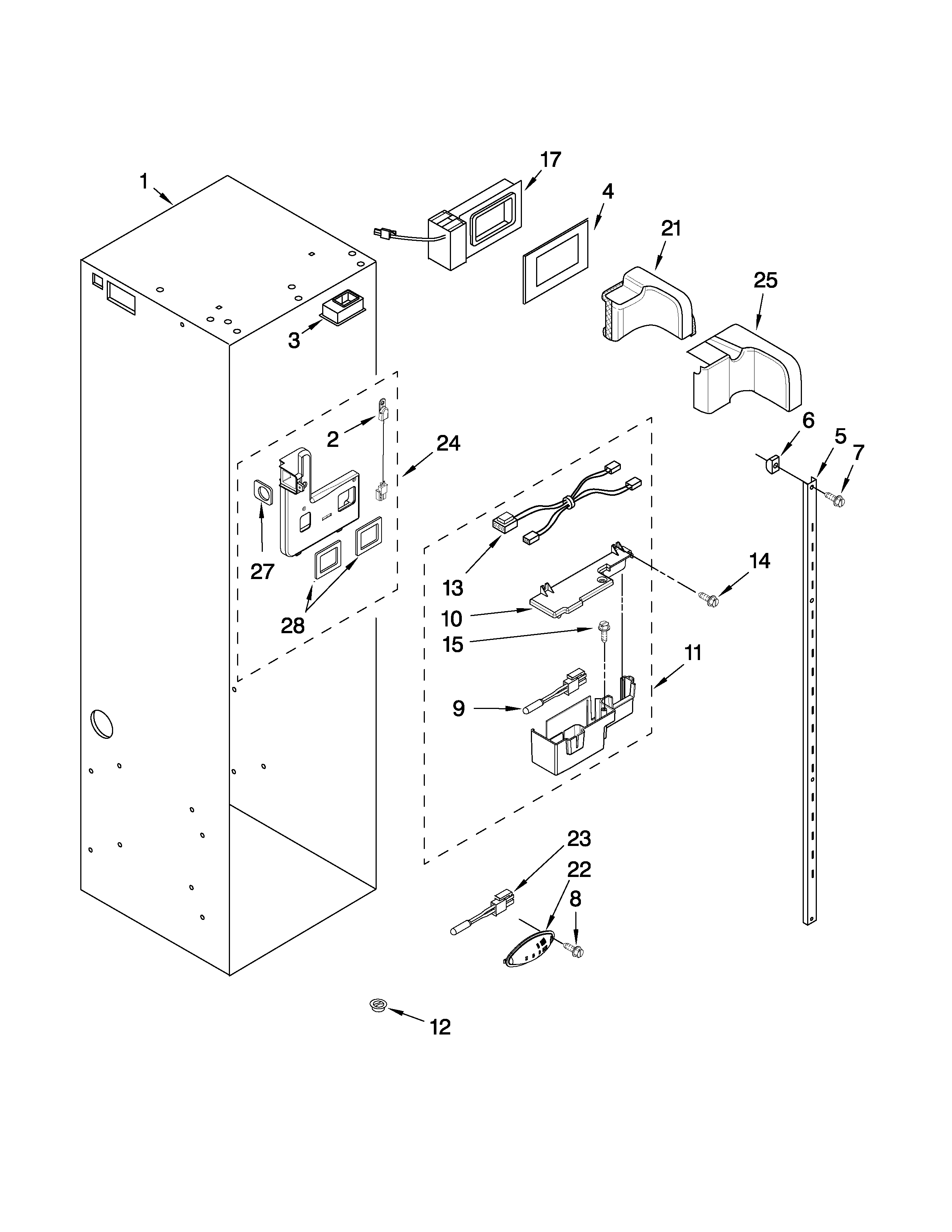 REFRIGERATOR LINER PARTS