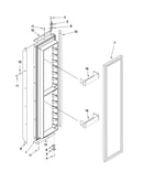 Freezer door parts