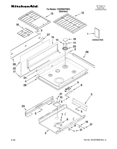 Cooktop parts