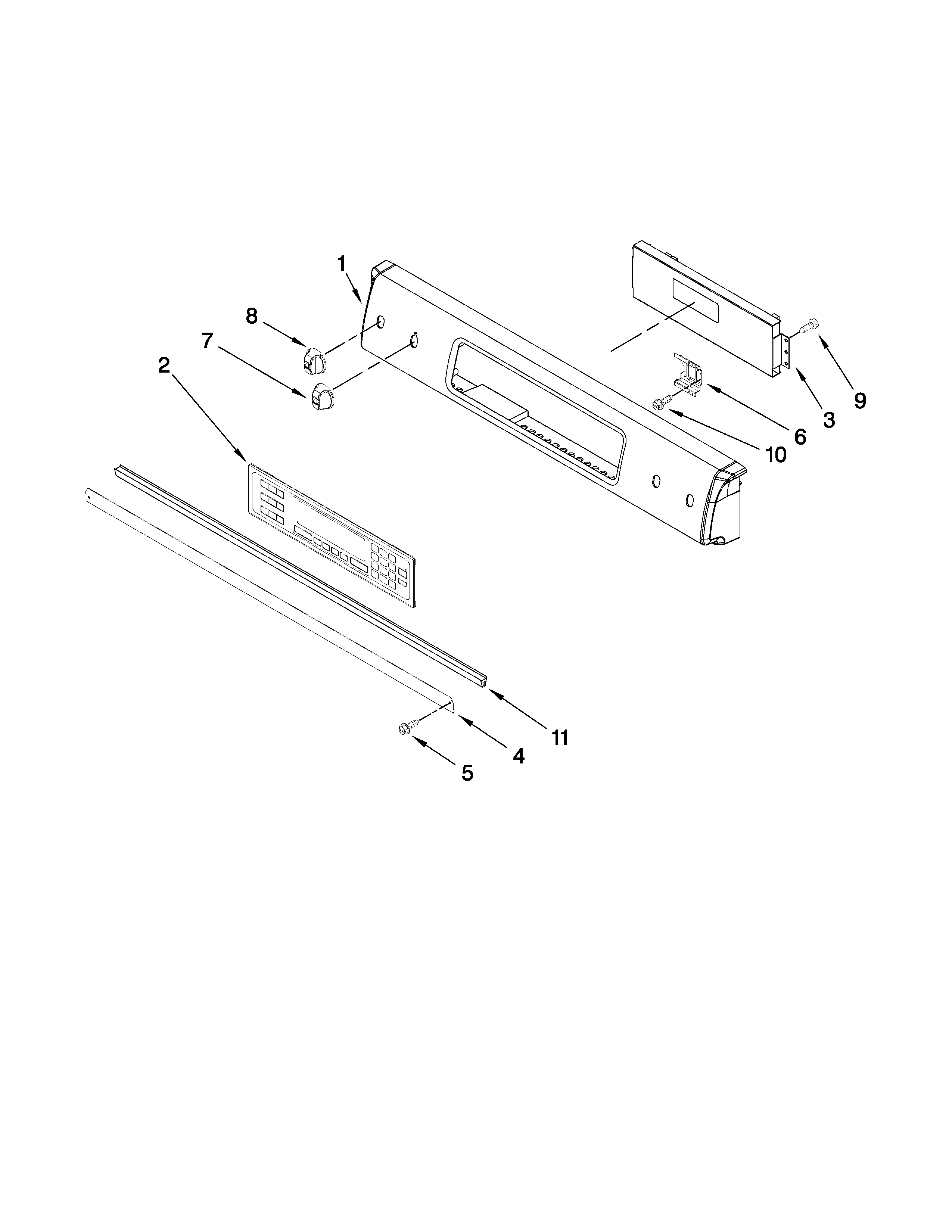 CONTROL PANEL PARTS