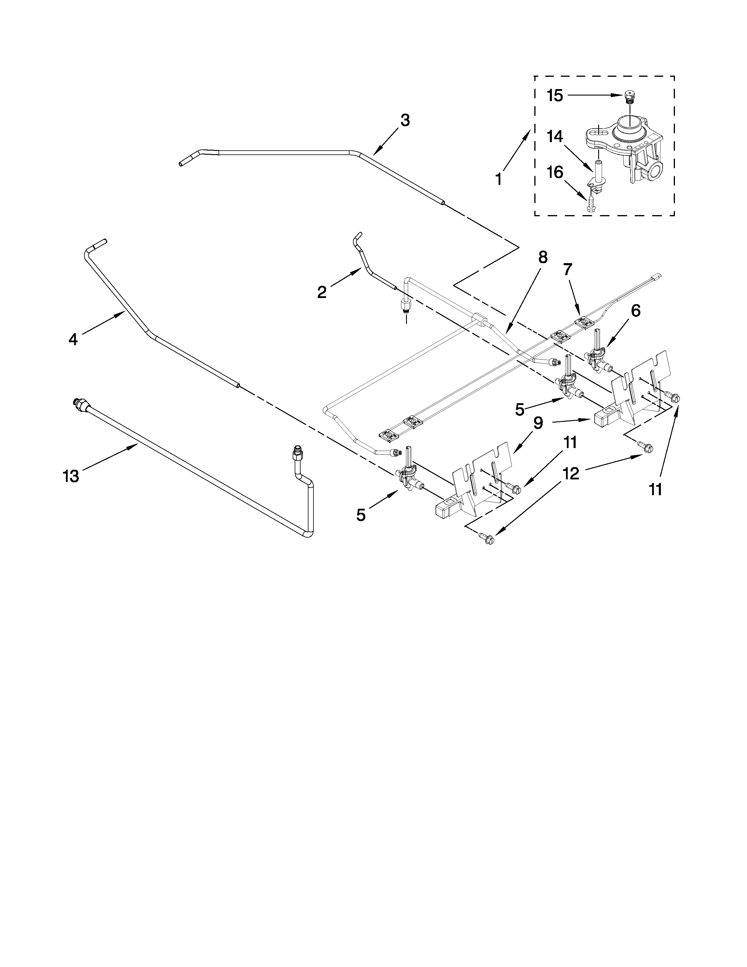 Cooktop burner parts
