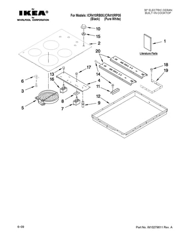 Cooktop parts