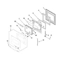 Oven door parts