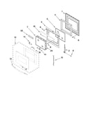 Oven door parts