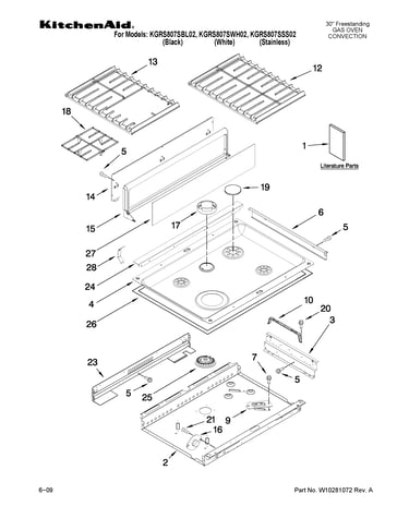 Cooktop parts