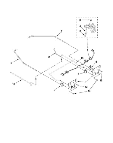 Cooktop burner parts