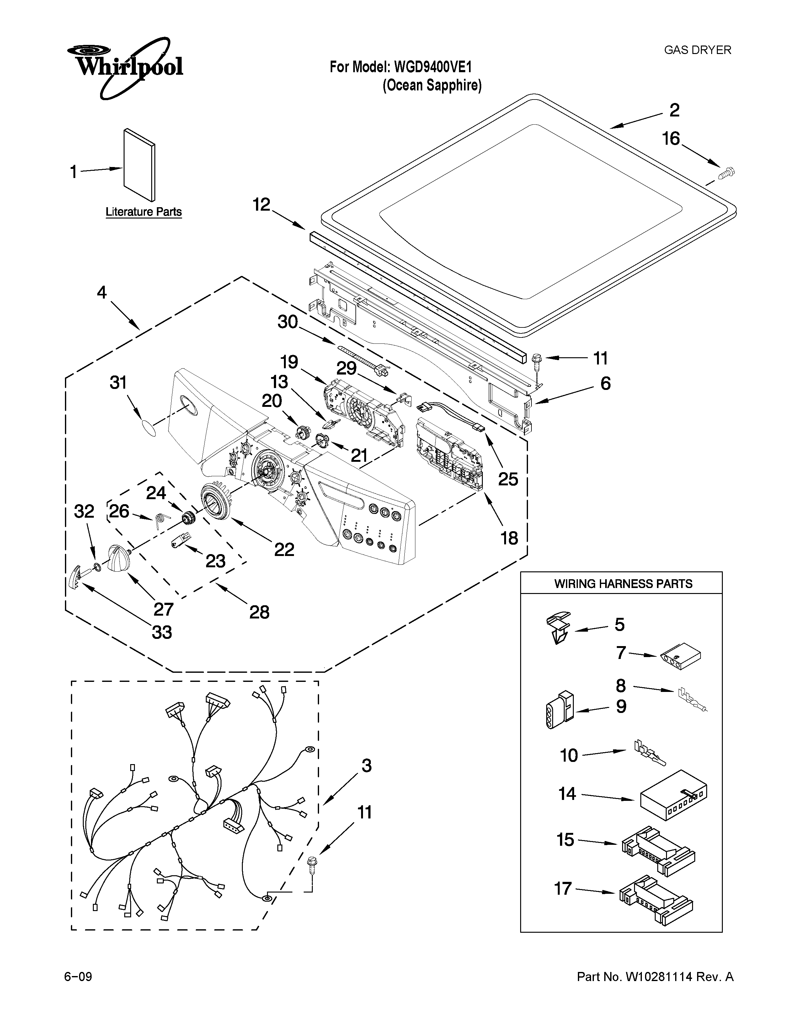 TOP AND CONSOLE PARTS