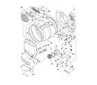 Whirlpool WGD9400VE1 bulkhead parts diagram