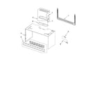 KitchenAid YKHMS1850SB2 cabinet and installation parts diagram