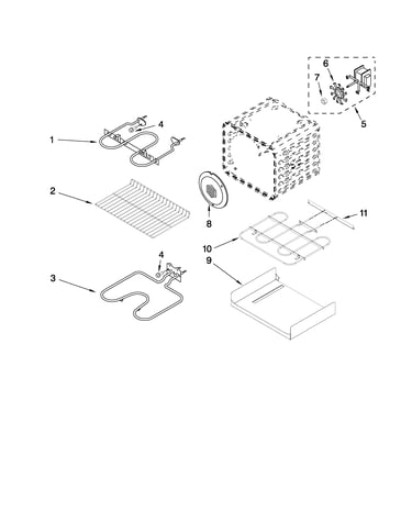 Internal oven parts