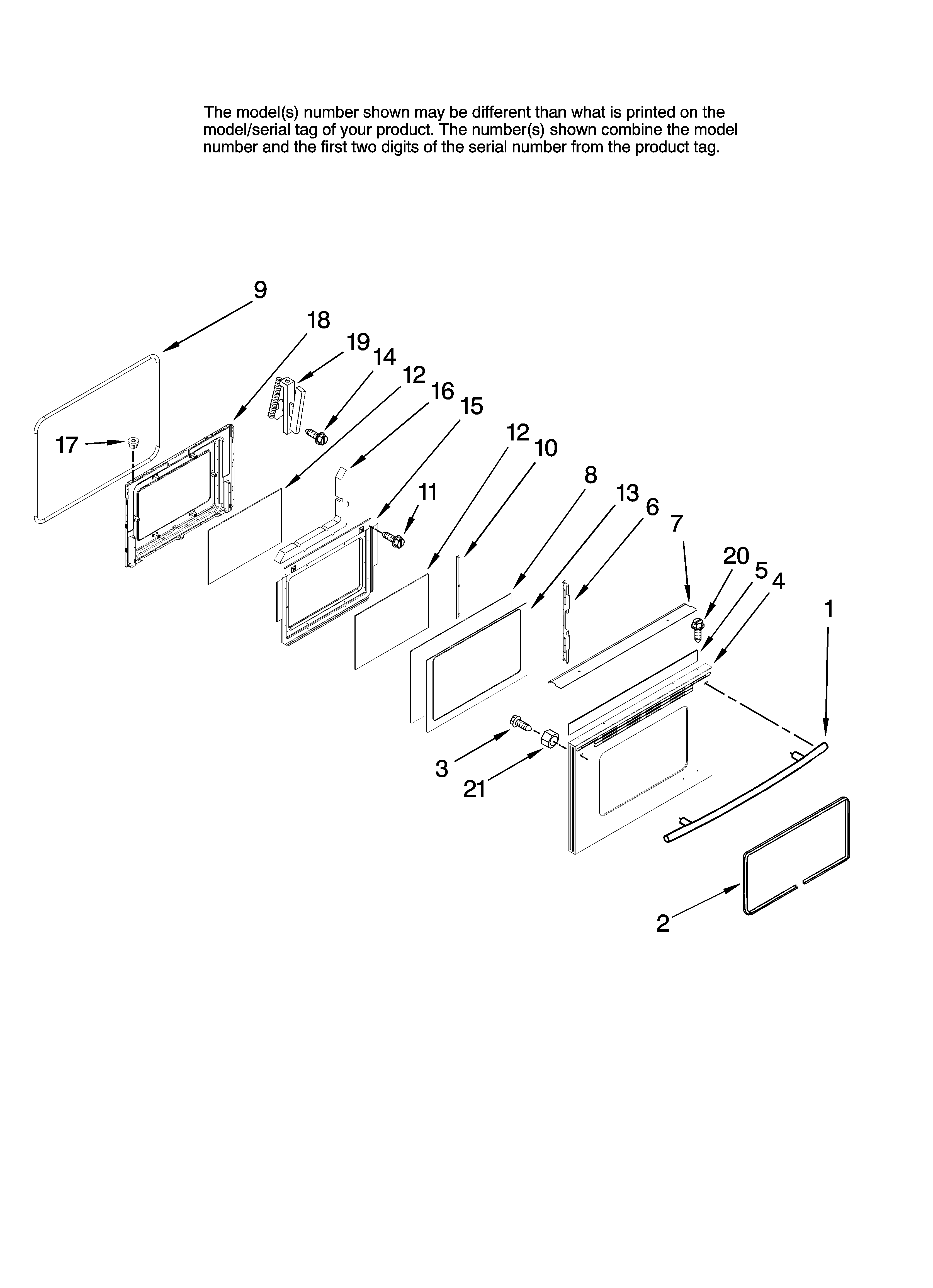 Lower door parts
