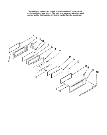 Upper door parts