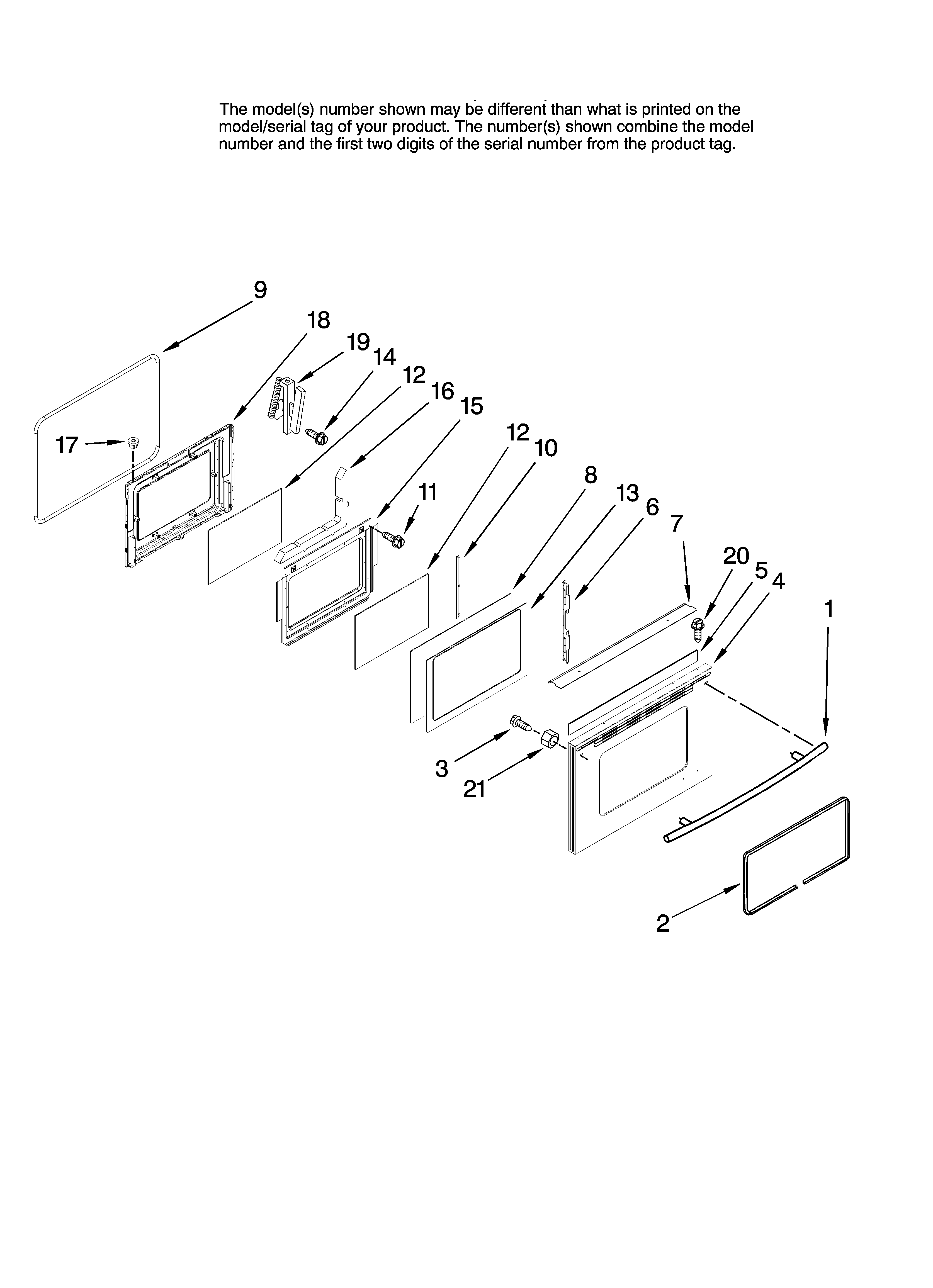 Lower door parts