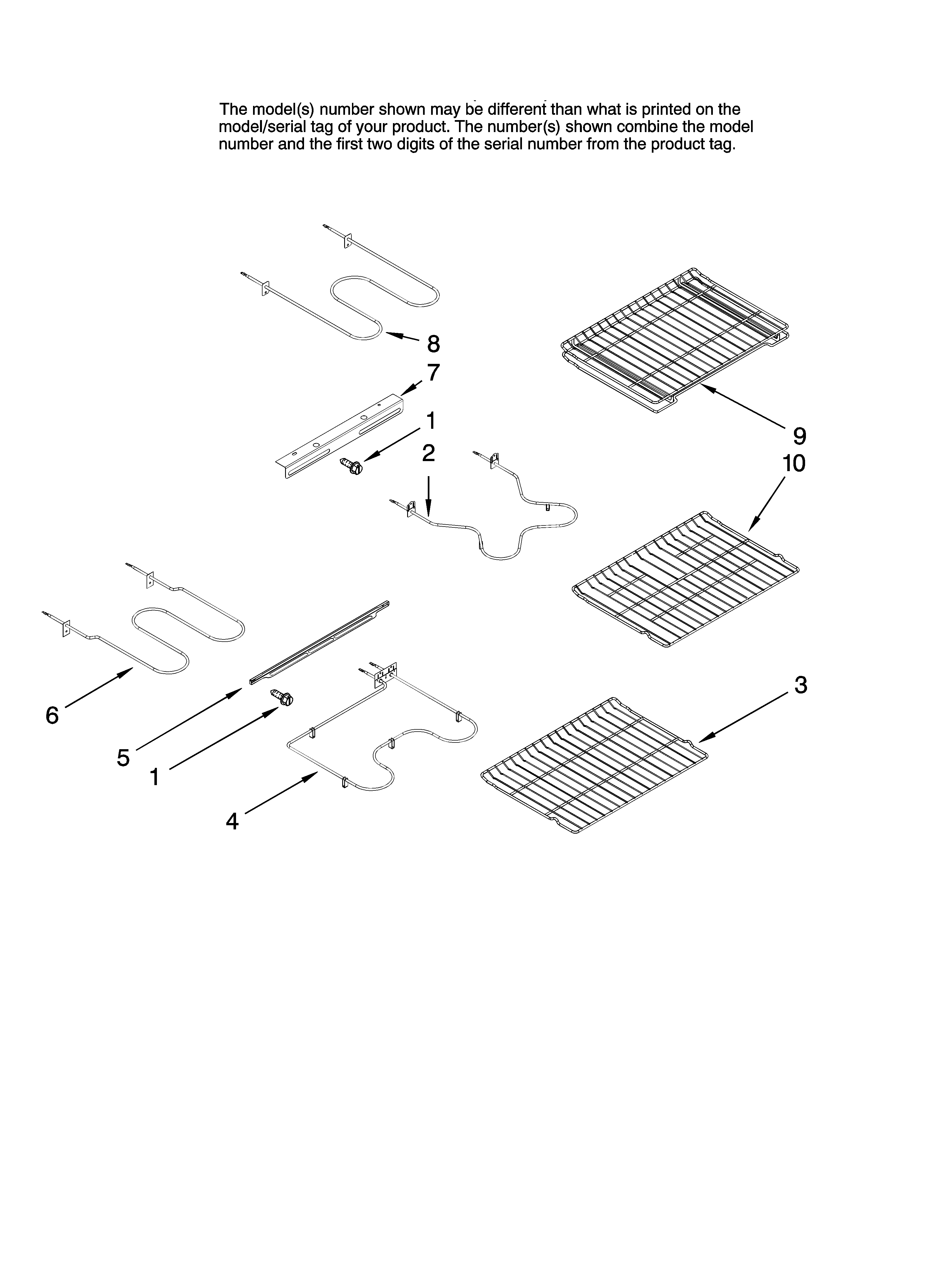 Rack and element parts