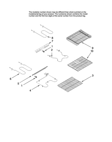 Rack and element parts