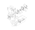 Jenn-Air JFI2089AES2 motor and ice container parts diagram