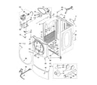 Maytag MGDE900VW1 cabinet parts diagram