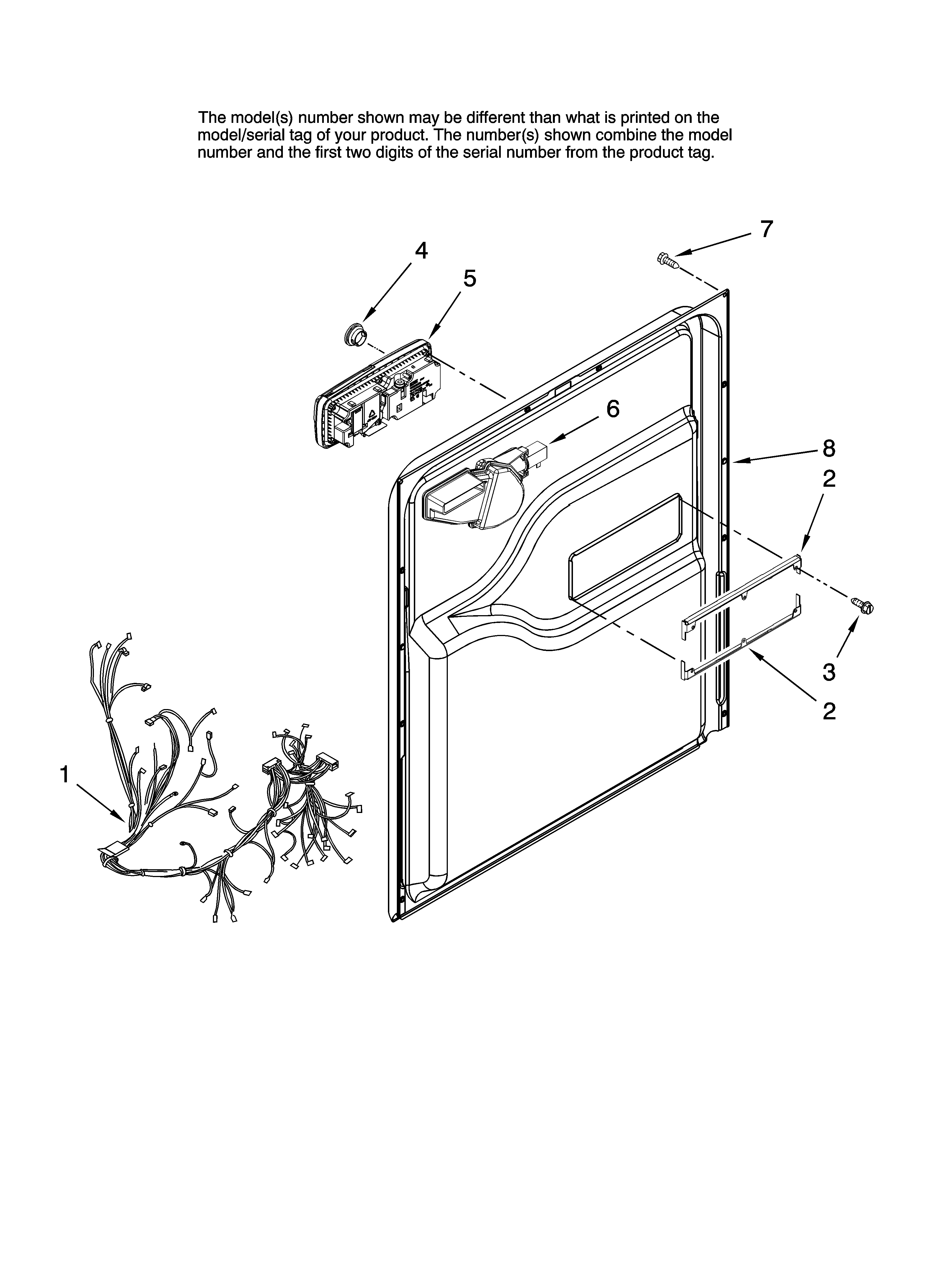 DOOR AND LATCH PARTS