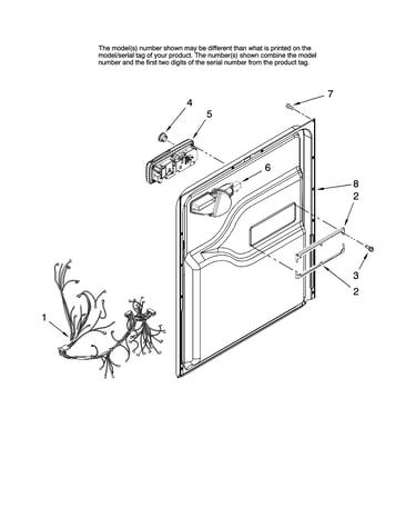 Door and latch parts