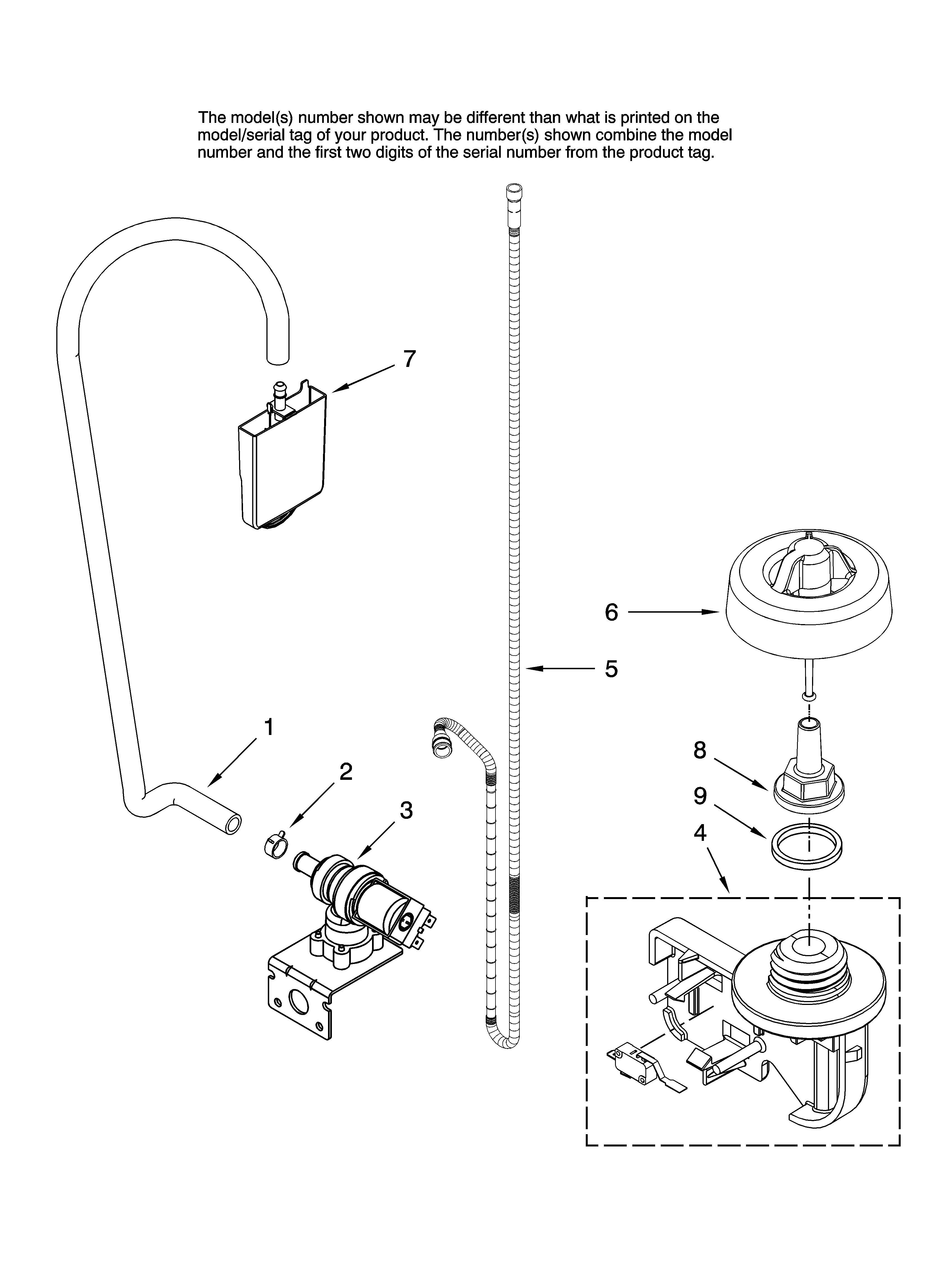 FILL AND OVERFILL PARTS