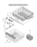 Upper and lower rack parts