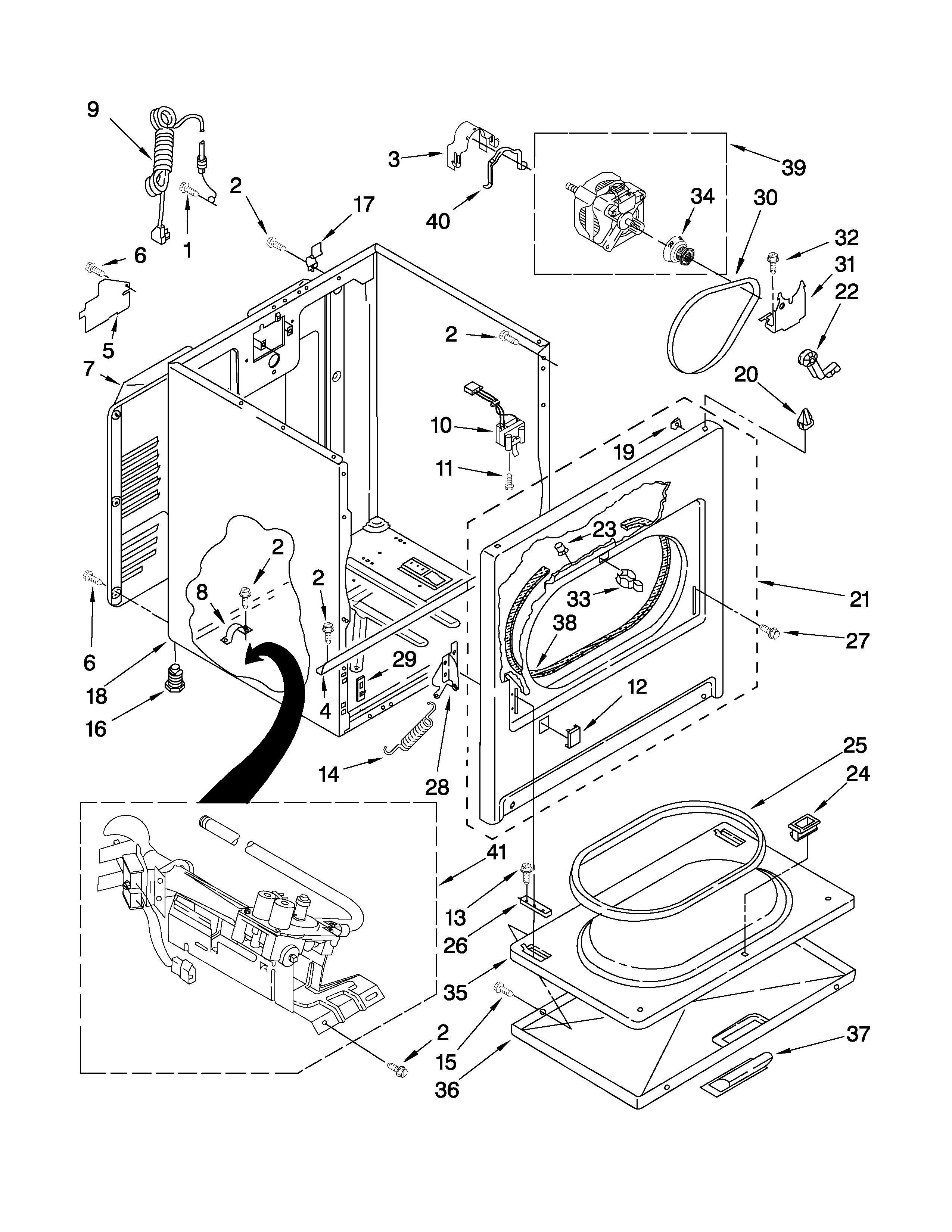Cabinet parts