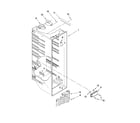 Whirlpool ED5CHQXVB02 refrigerator liner parts diagram