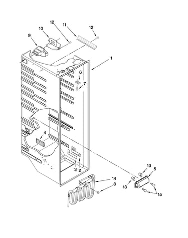 Refrigerator liner parts