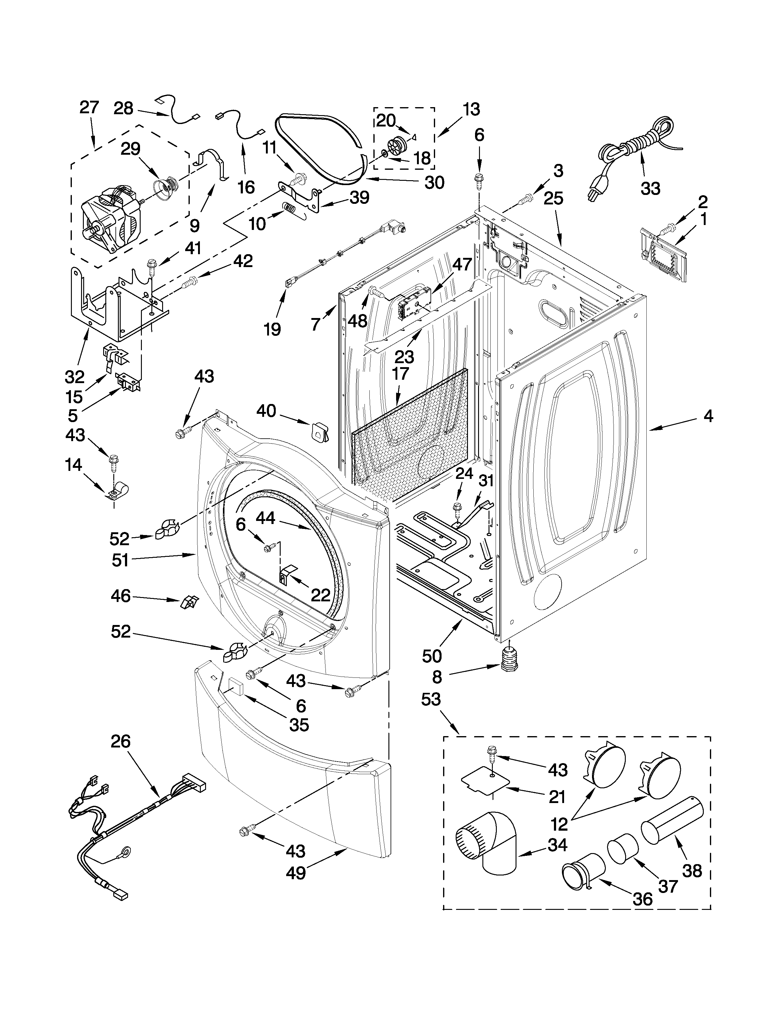 Cabinet parts