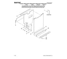 Maytag MDB7851AWS10 door and panel parts diagram