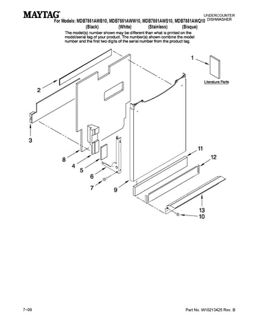 Door and panel parts