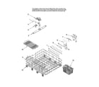 Maytag MDB7851AWS10 lower rack parts diagram
