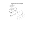 Jenn-Air JES8750BAS17 drawer and rack parts diagram