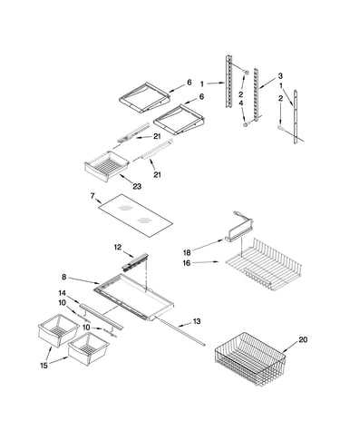 Shelf parts
