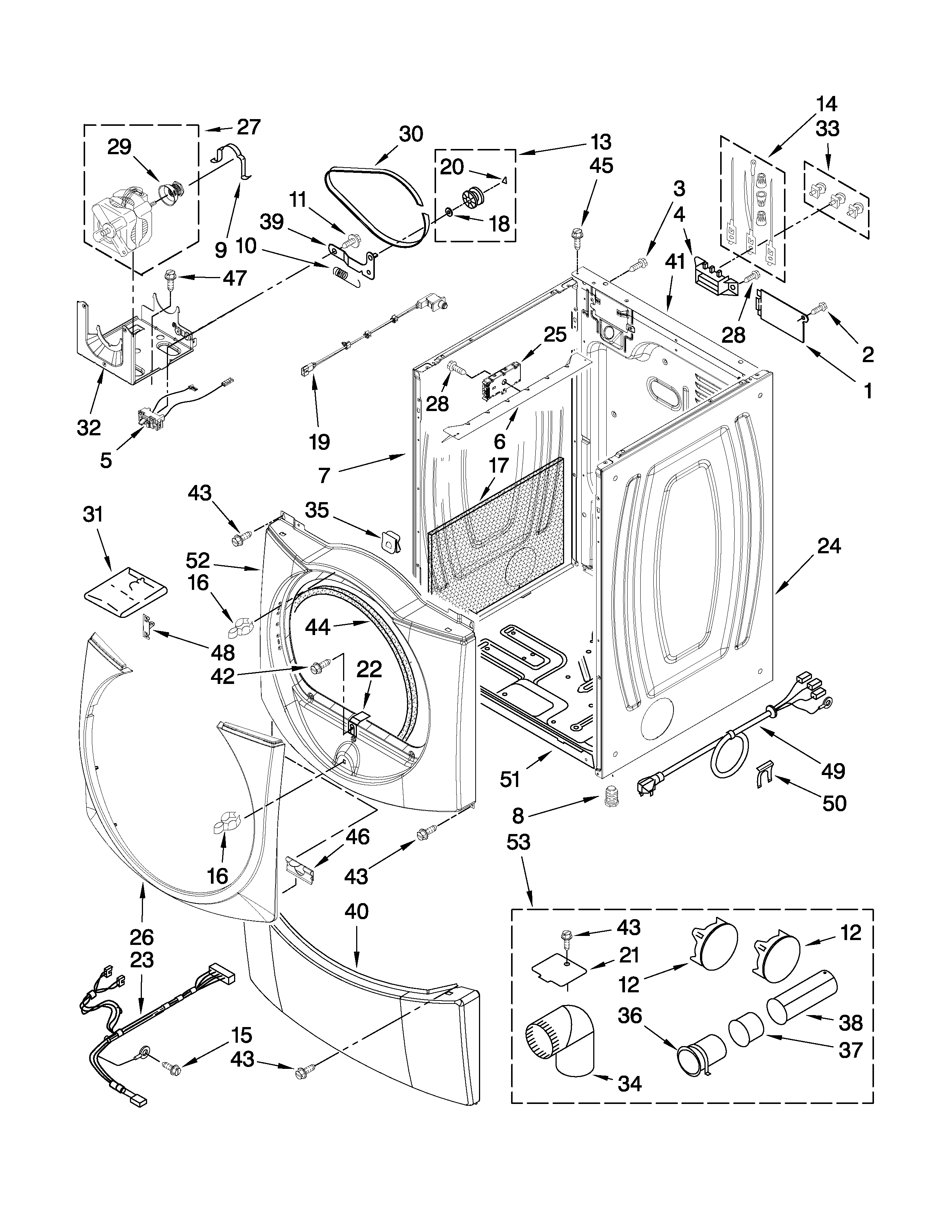 Cabinet parts