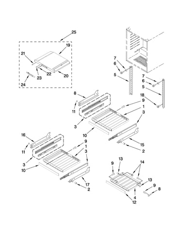 Shelf parts