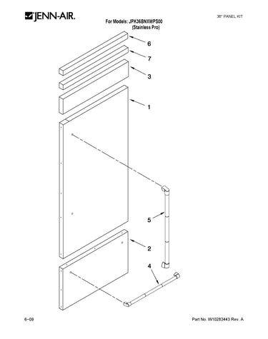 Panel kit parts