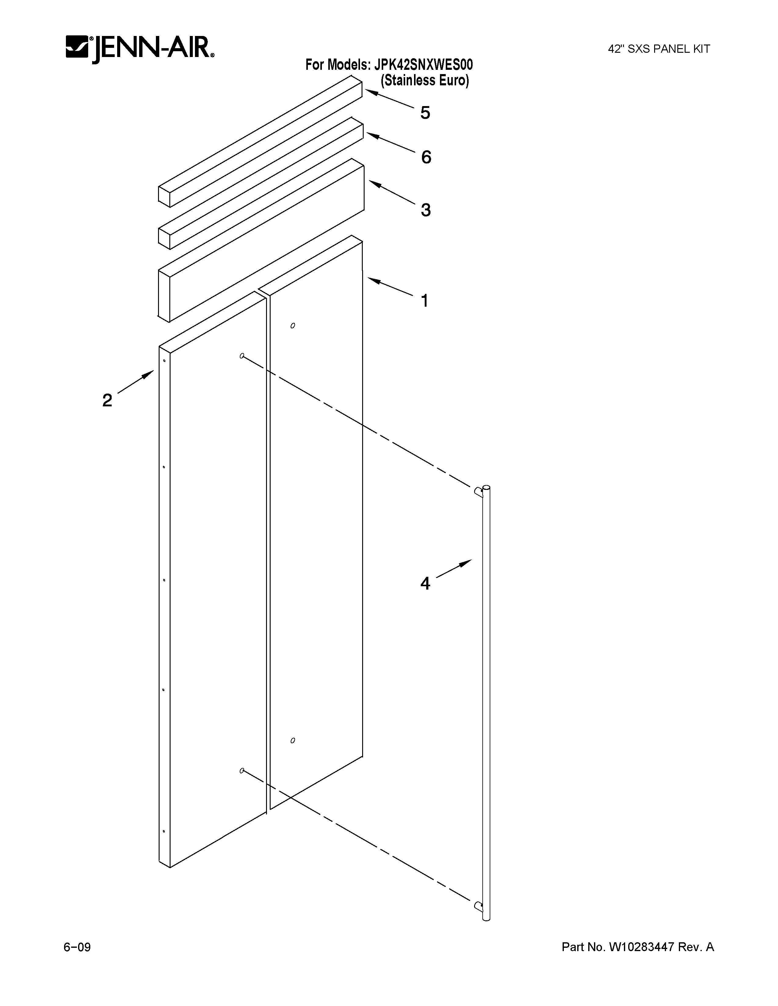 Panel kit parts
