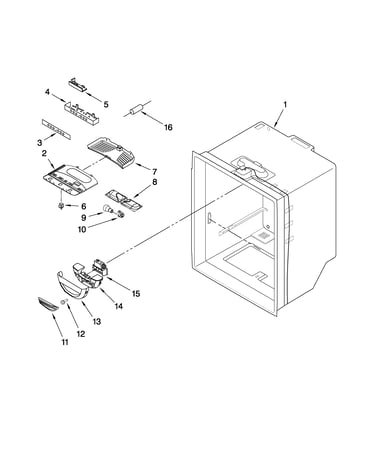 Refrigerator liner parts