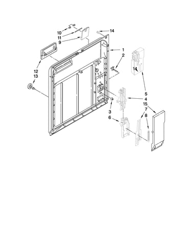 Inner door parts