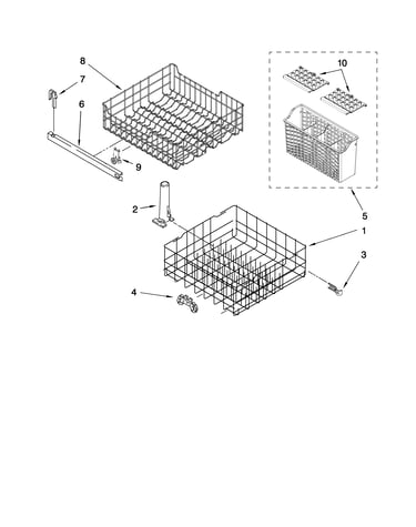 Dishrack parts