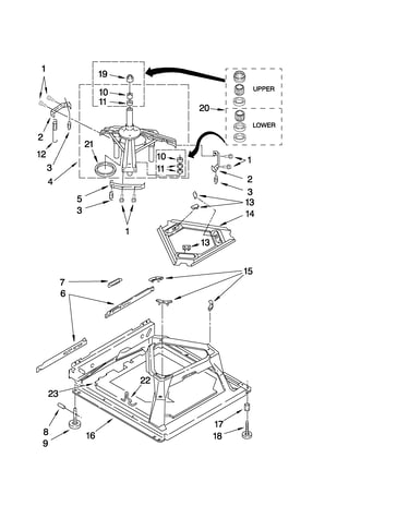 Machine base parts