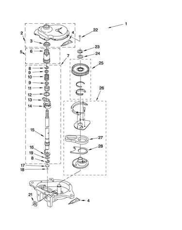 Gearcase parts