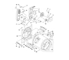 Whirlpool WGD5200VQ1 bulkhead parts diagram