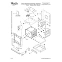 Whirlpool RBD307PVB02 lower oven parts diagram